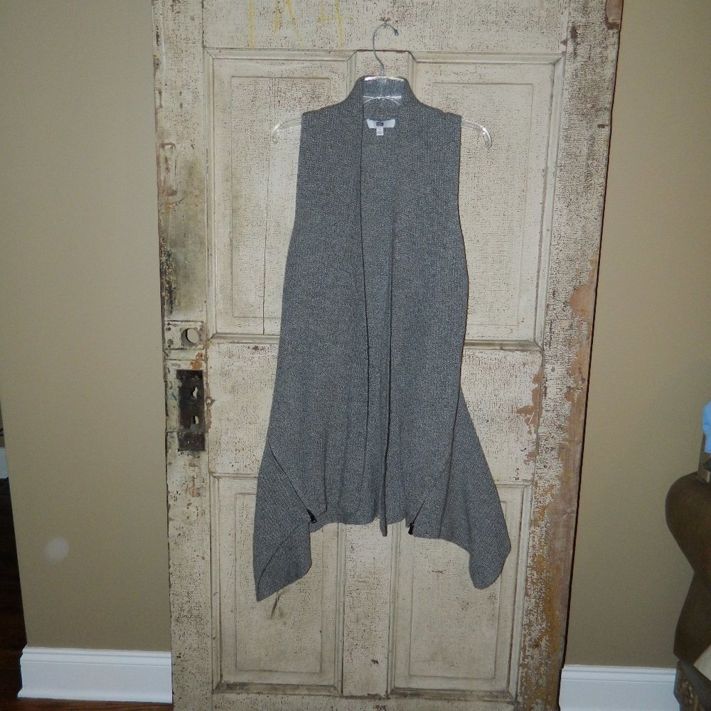 E3 by Etcetera Sleeveless Wool Blend Cardigan Sweater Size S (MM-11)